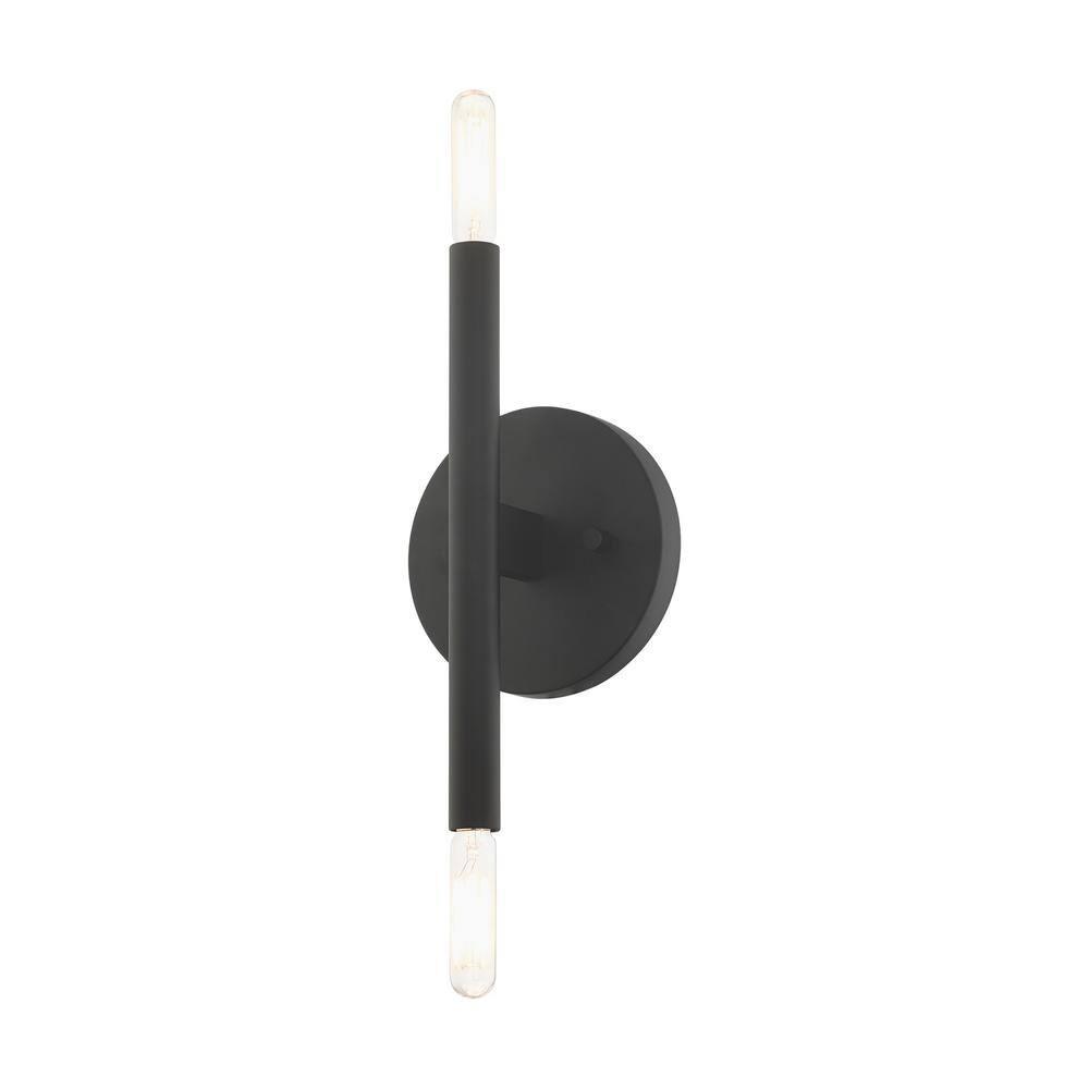 Livex Lighting Copenhagen 2 - Light Wall Light in  Black