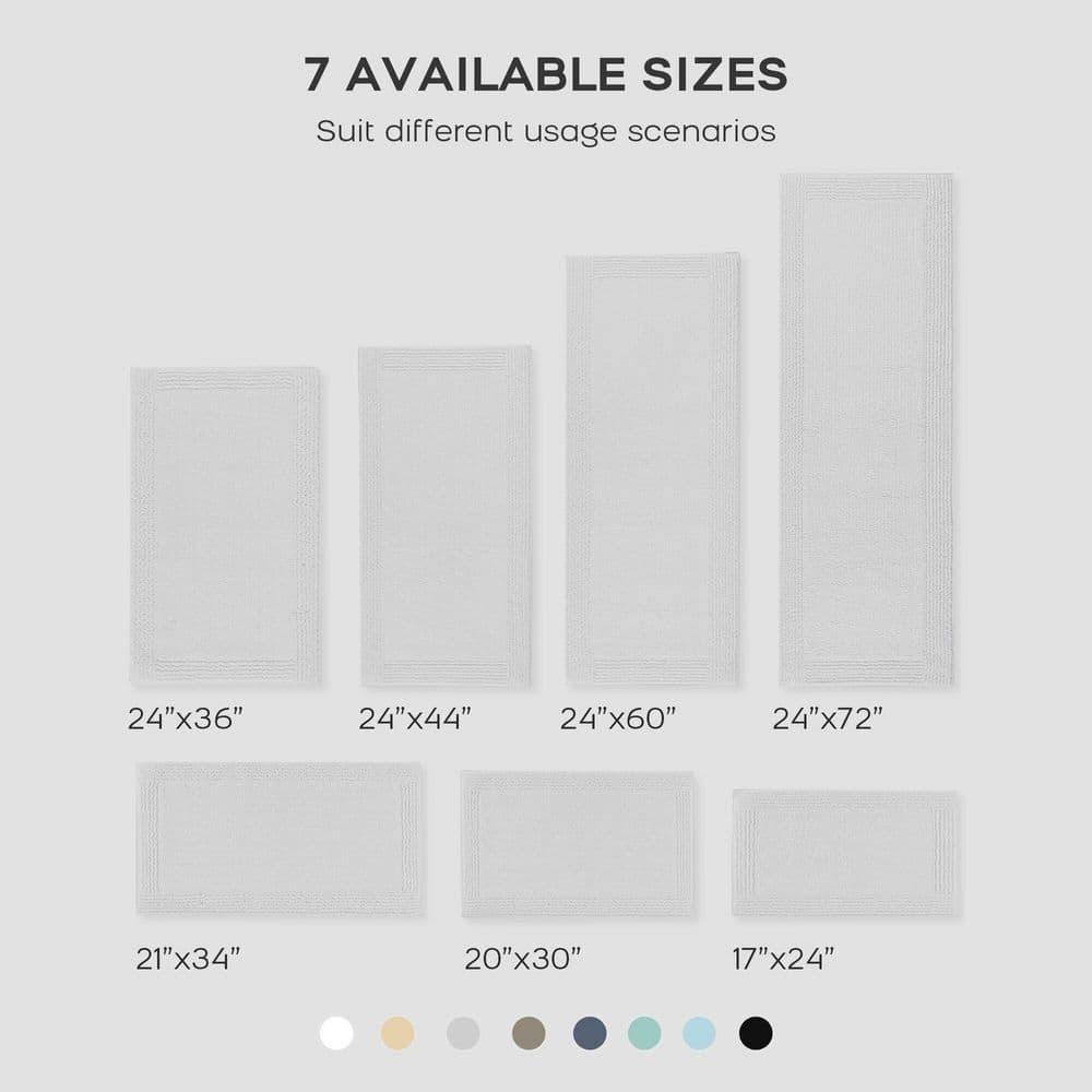 Splendor 100% Cotton Tufted 3000 GSM Reversible Bath Rug