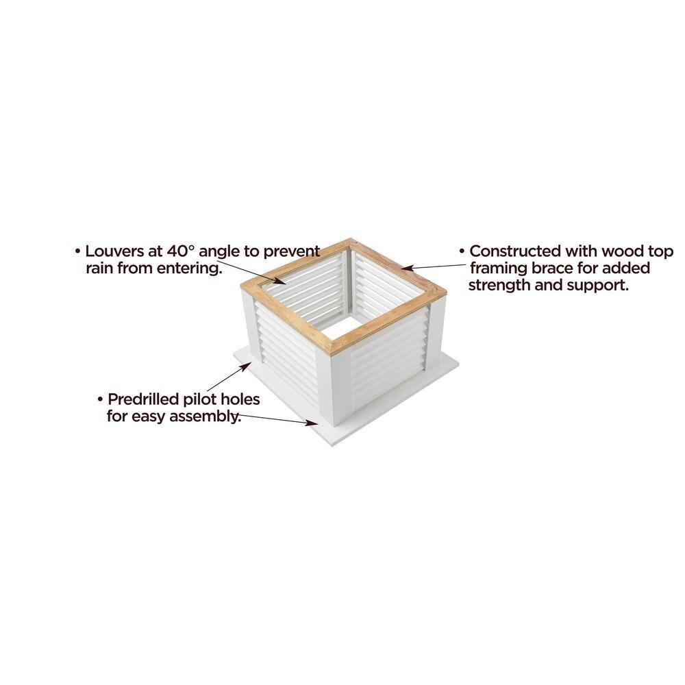 Good Directions 18" Square Manchester Vinyl Cupola with Horse Weathervane by