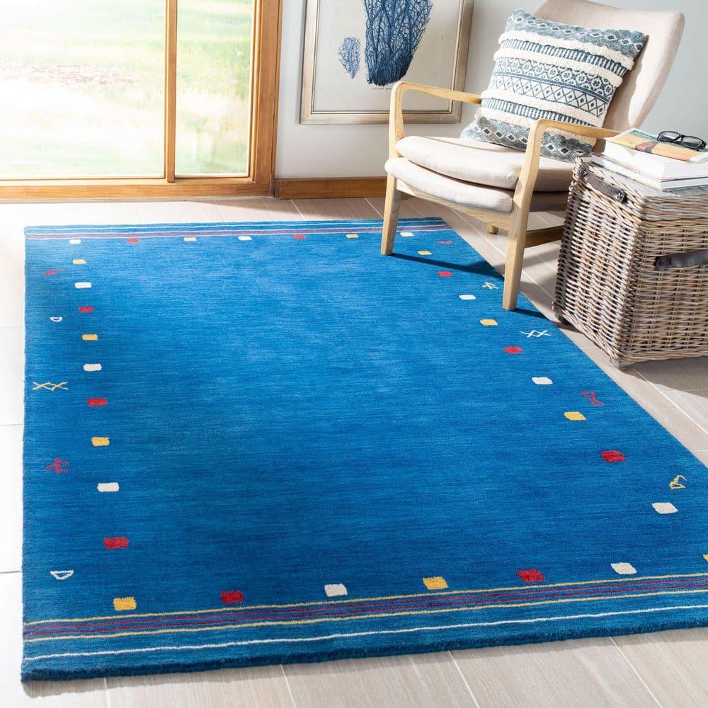 Himalaya HIM563 Handmade Area Rug - 8'x10' - Blue - Safavieh