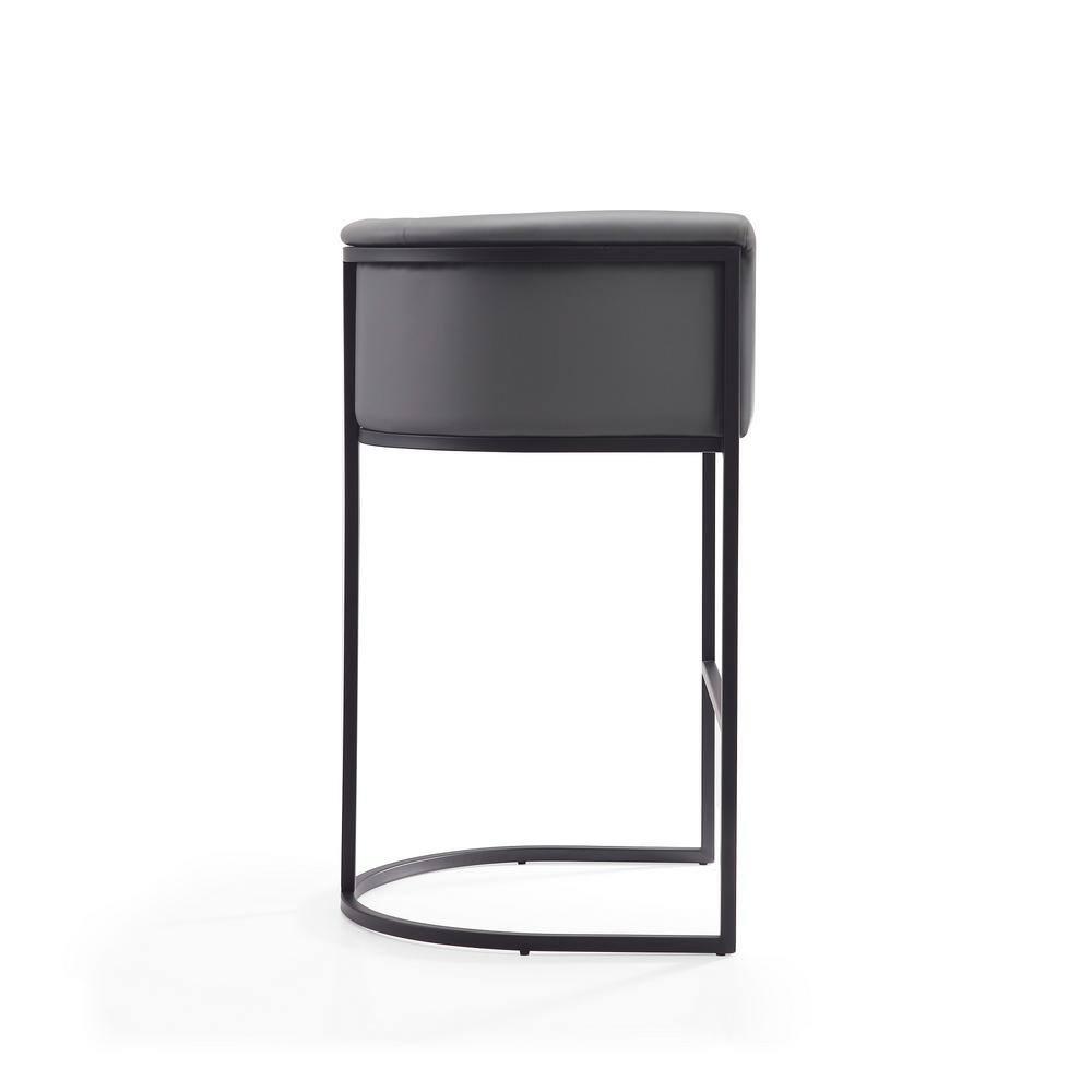 Chainey Upholstered Counter Stool with Metal Frame
