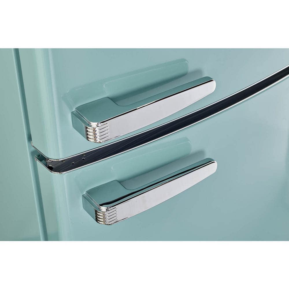 Unique Appliances Classic Retro 24 In 12 Cu.ft Bottom Mount Fridge Auto Defrost, Energy Star Certified, Counter Depth UGP-340L T AC