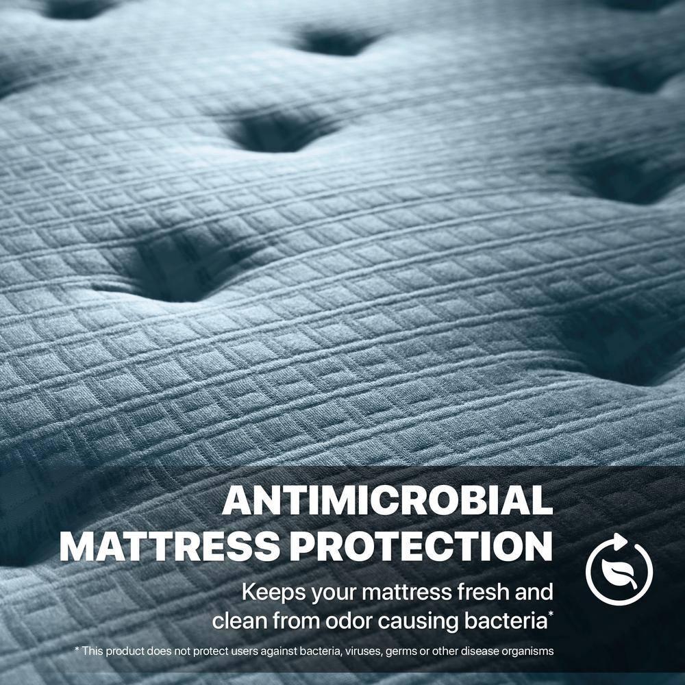 BRS900 14.75 in. Twin XL Plush Pillow Top Mattress with 9 in. Box Spring