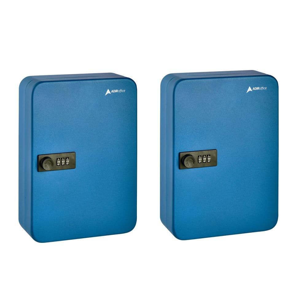 AdirOffice 48 Key Cabinet with Dial / Combination Lock (Set of 2)