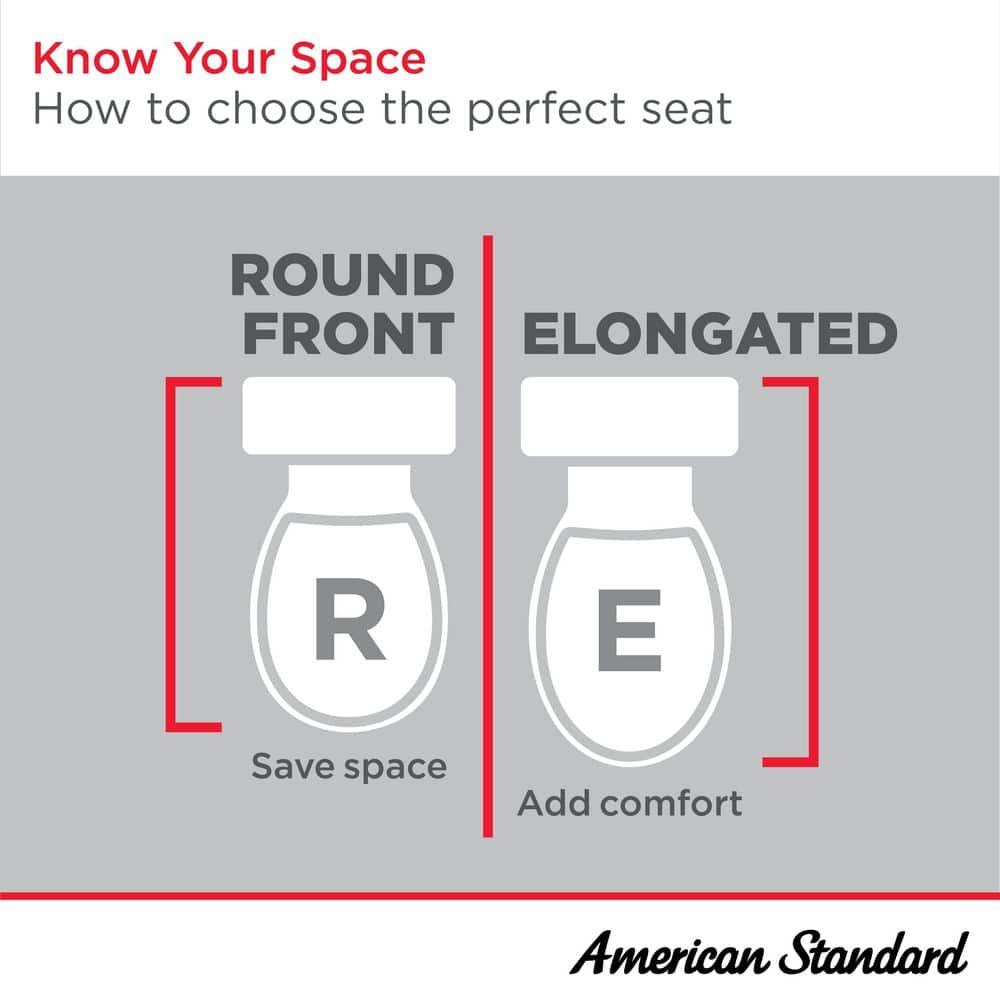 American Standard 5020B65G.020 Traditional Round Toilet Seat and Lid