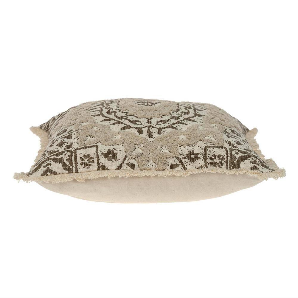 ZeaZu Abstract Cotton Throw Pillow