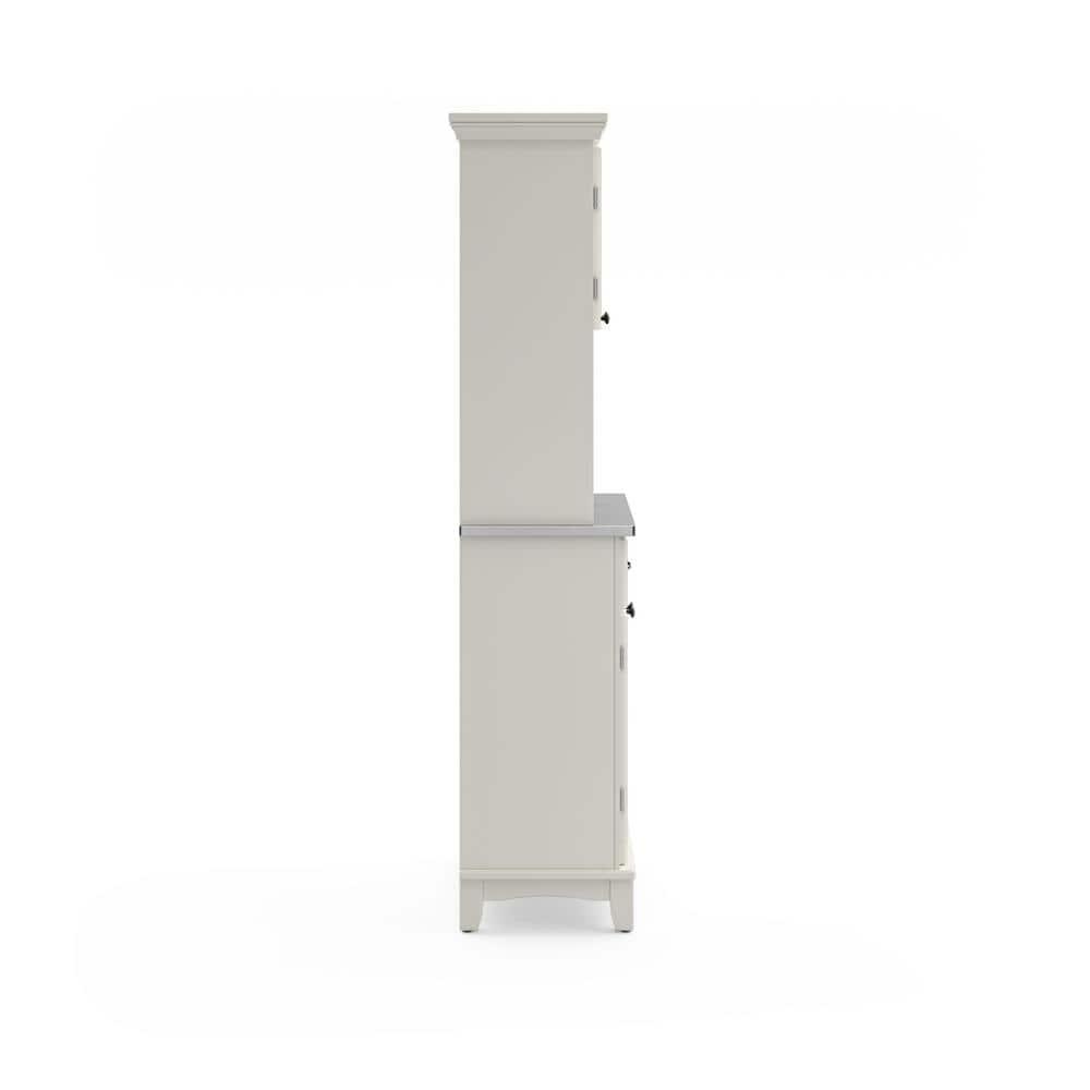 Stainless Top and Hutch Sideboard Buffet Servers- Home Styles