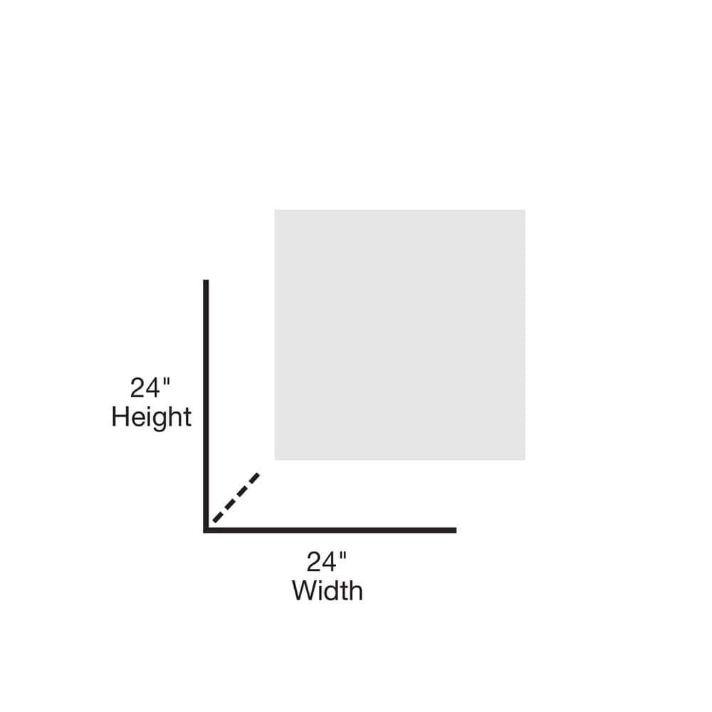 Armstrong 2x2 CORTEGA Acoustic Ceiling Tiles for Suspended Ceiling Grids, 16-tiles per pack, White
