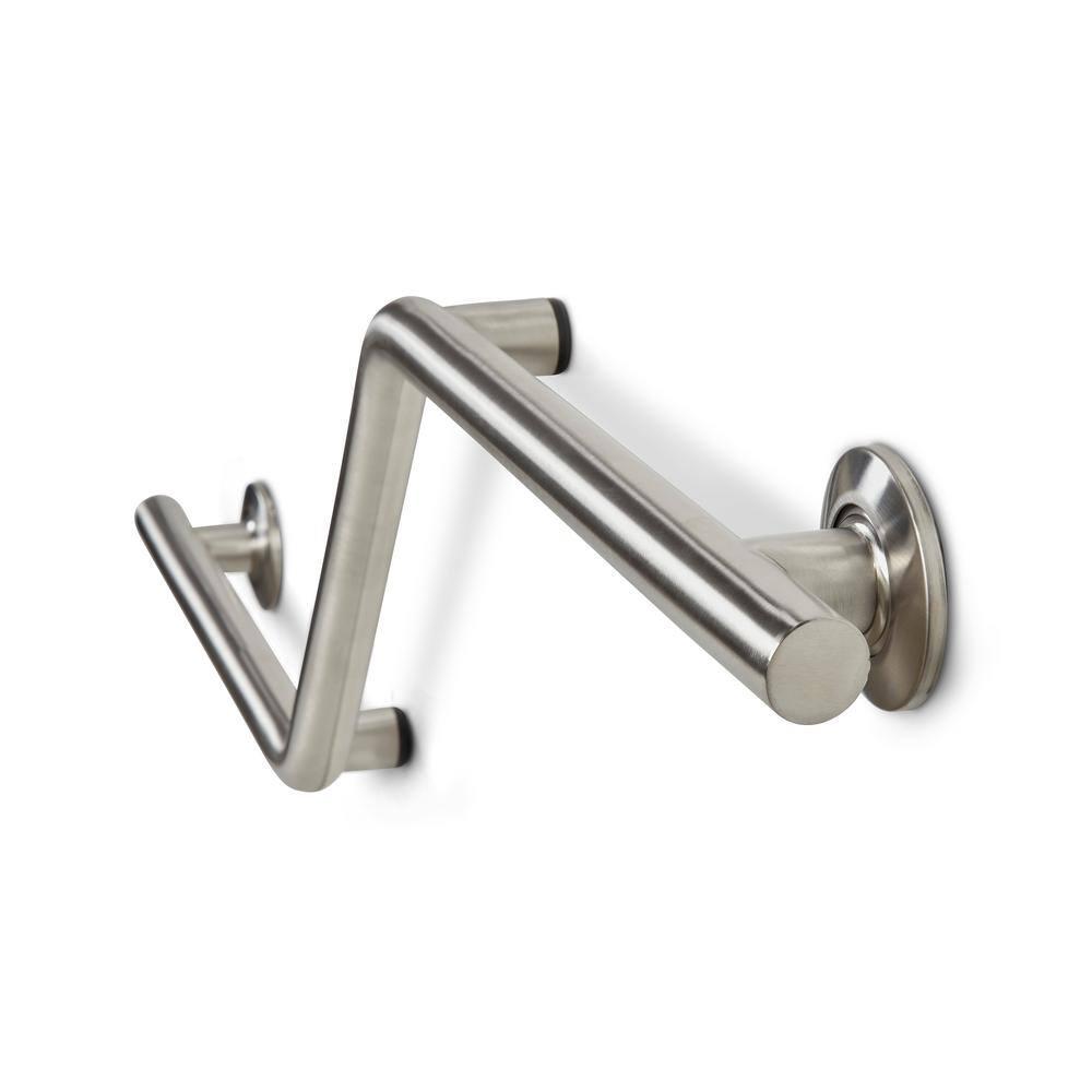 Lifestyle & Wellness Zuma Angled Wall-Mount 38" Left-Handed Grab Bar
