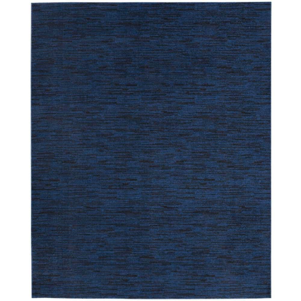 Nourison Nourison Essentials NRE01 Indoor/outdoor Area Rug - Midnight Blue 10' x 14'