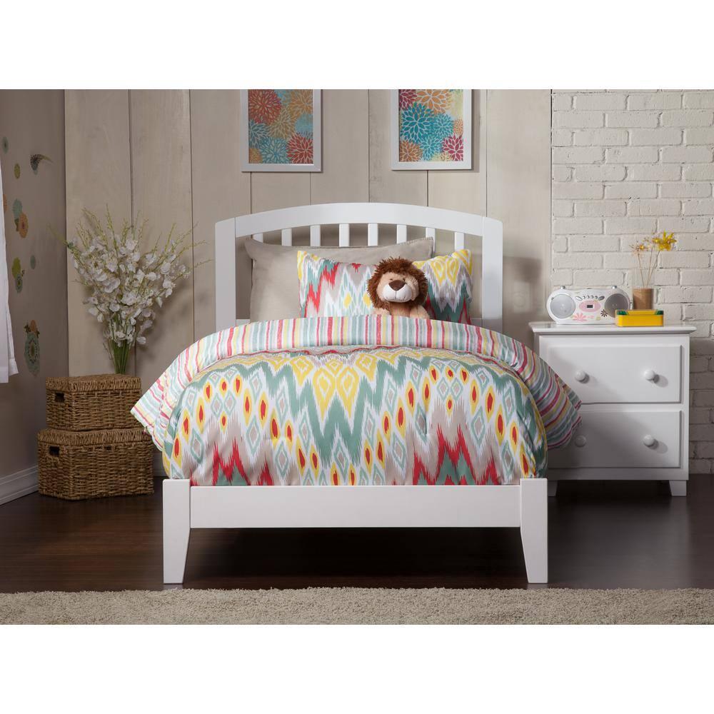 Richmond Twin Traditional Bed in White