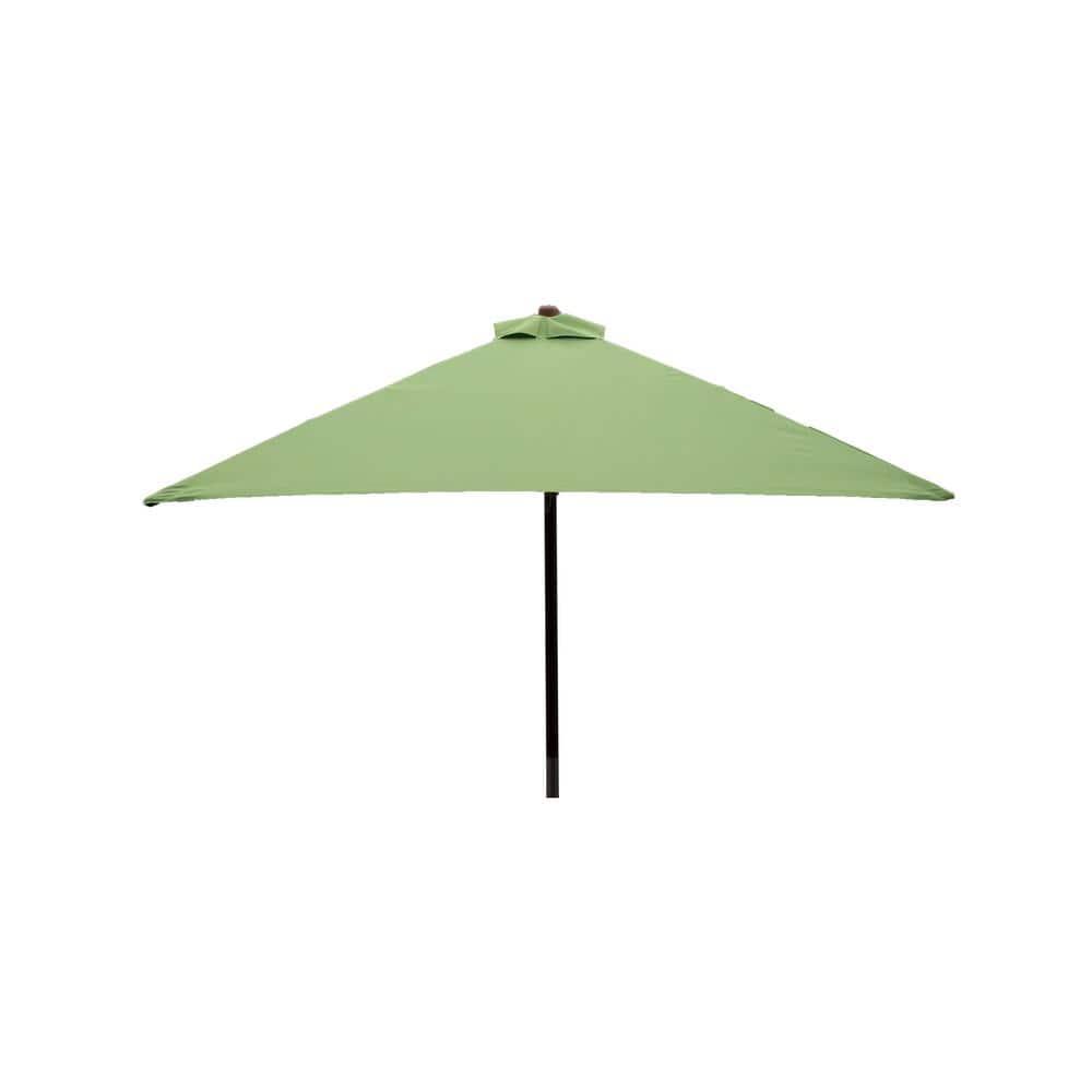DestinationGear Classic Wood 6.5' Square Patio Umbrella, Lime