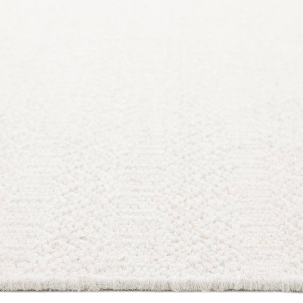 Chatham Contemporary Flatweave Ivory 5 ft. x 8 ft. Hand Woven Area Rug