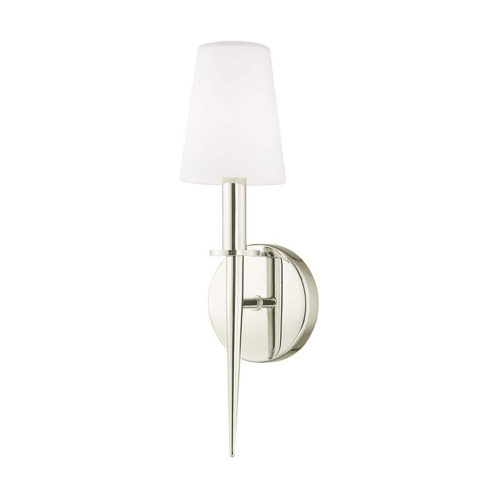 Livex Lighting Witten 1 - Light Wall Light in  Polished Nickel