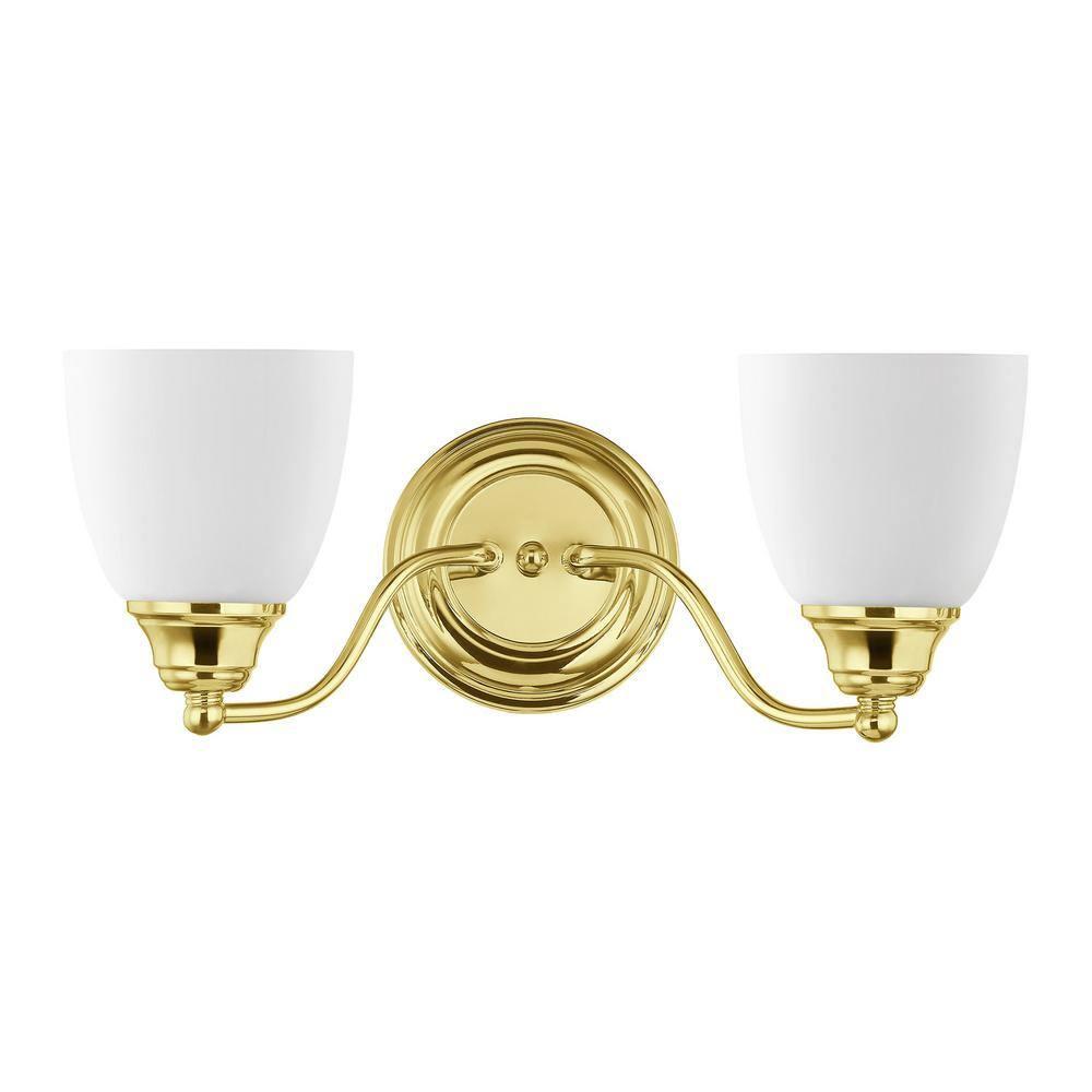 Livex Lighting Somerville 2 - Light Vanity in  Polished Brass