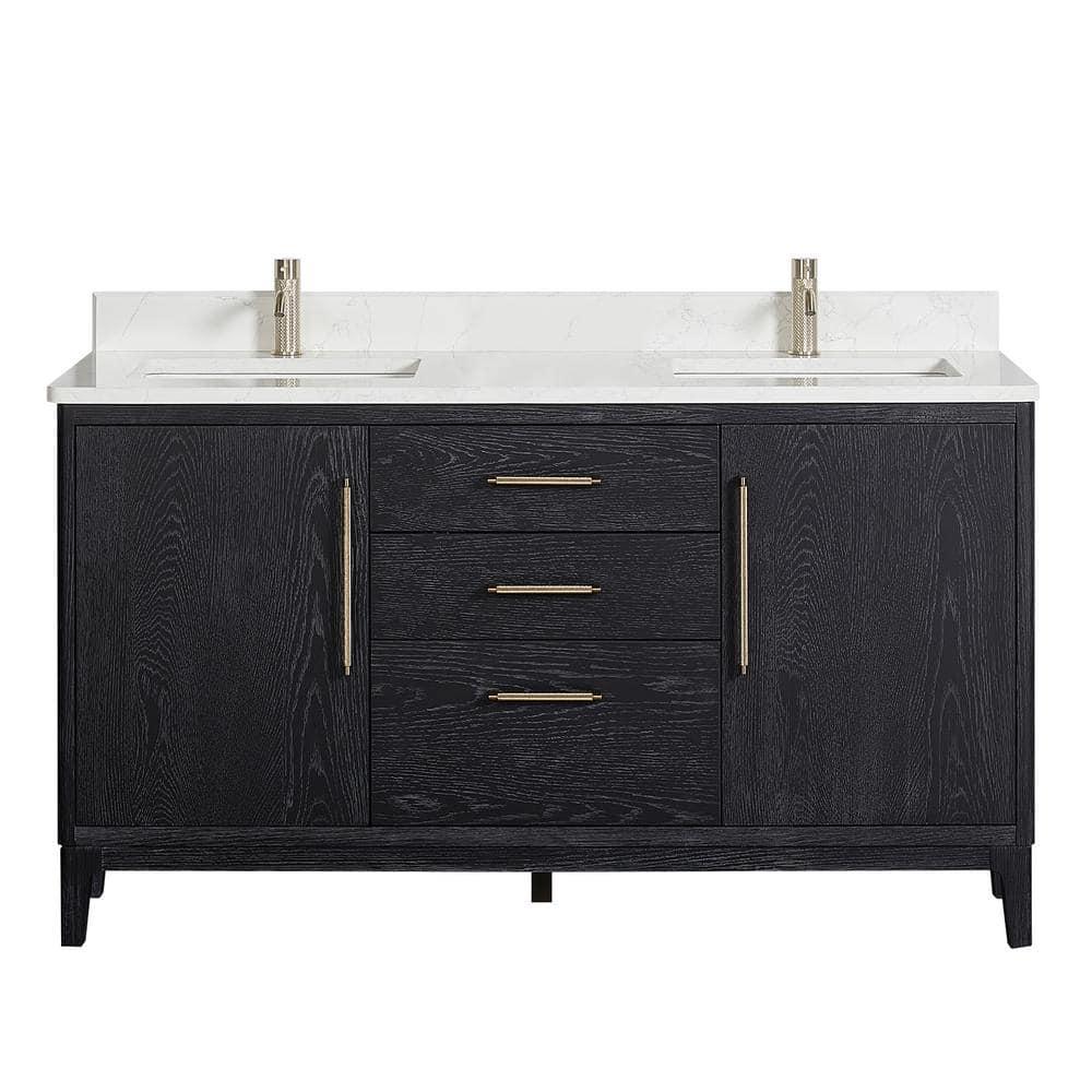Langosta 60'' Free Standing Double Bathroom Vanity with Top