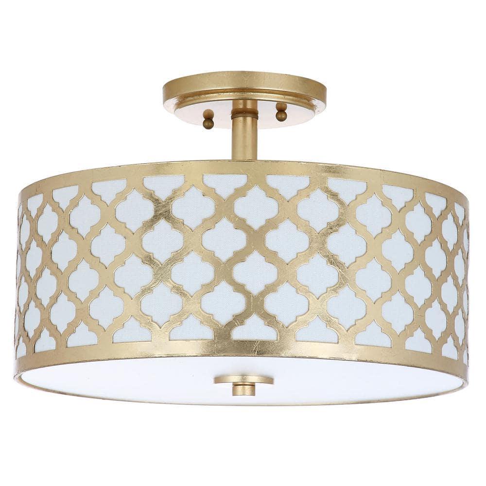 Kora Flush Mount - FLU4000 - Gold - Safavieh