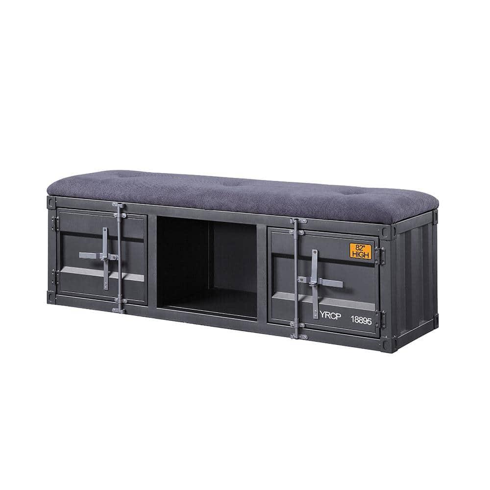 Acme Cargo Fabric Upholstered Storage Bench