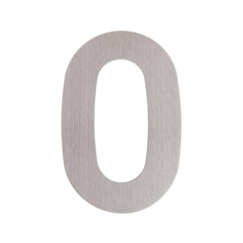 ModernStainlessHardware 6'' H Stainless Steel House Number