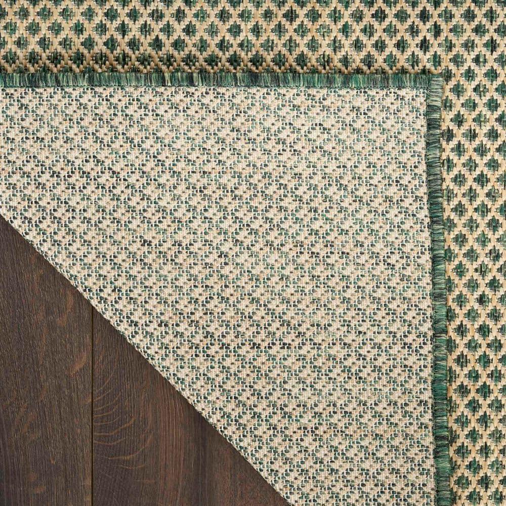 Hartigan Green Modern Indoor/Outdoor Rug