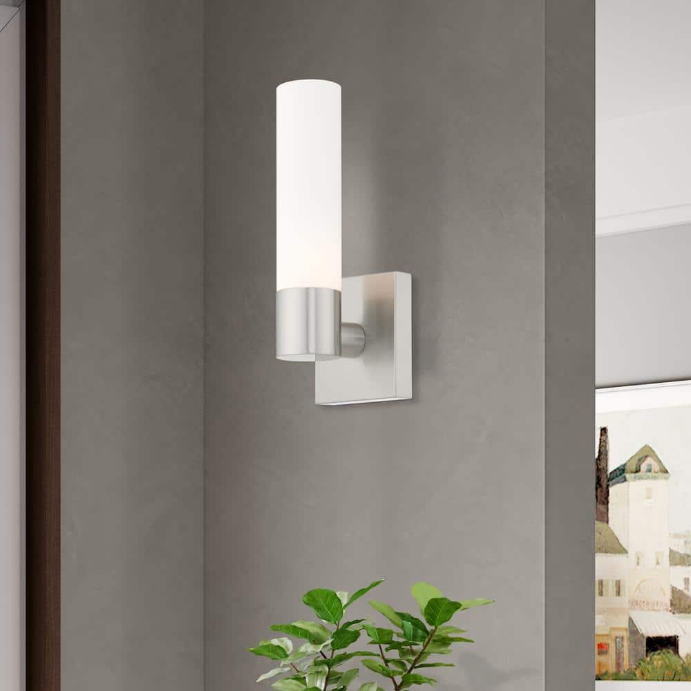 Livex Lighting Aero 1 - Light Sconce in  Brushed Nickel