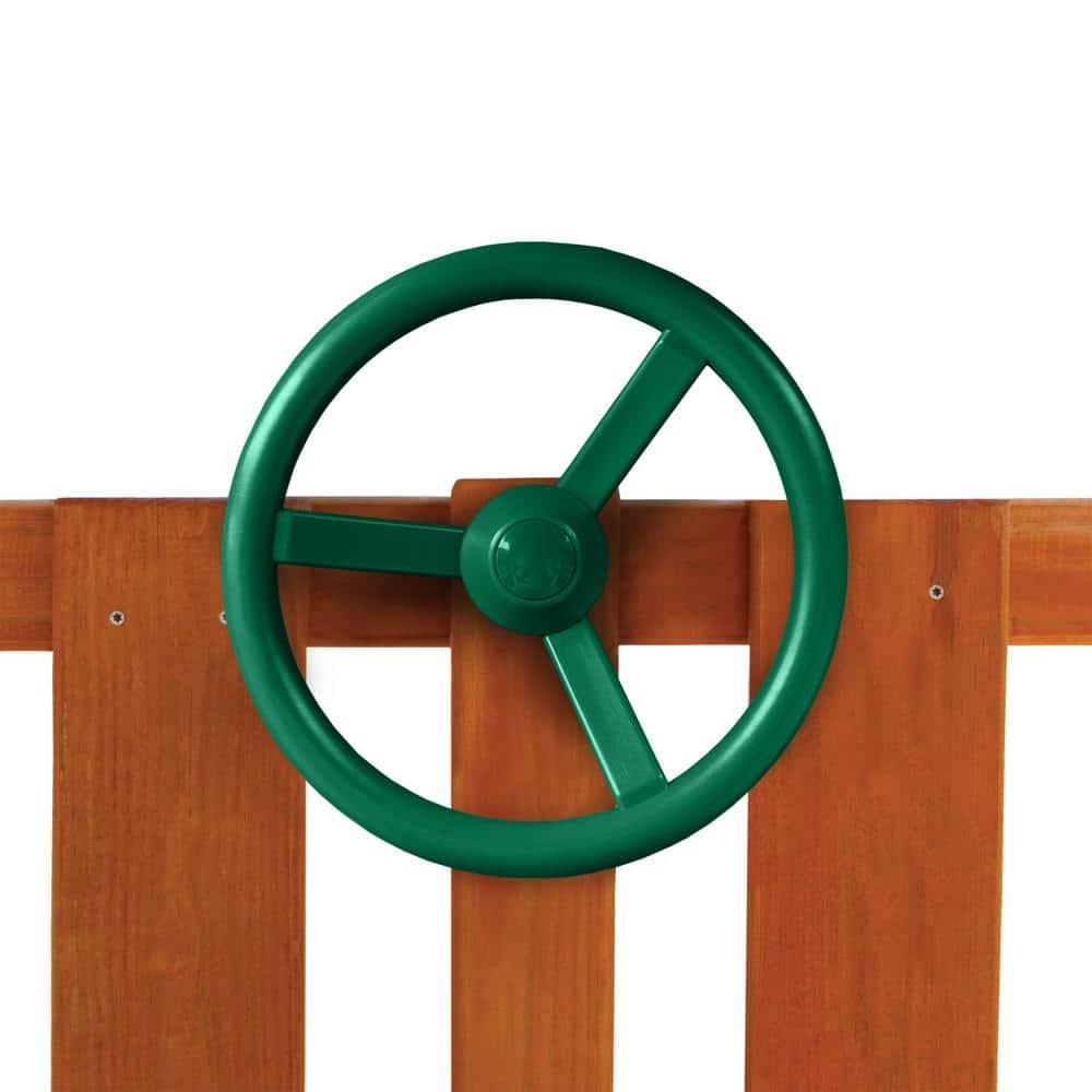 Gorilla Playsets Steering Wheel Swing Set Accessory - Green