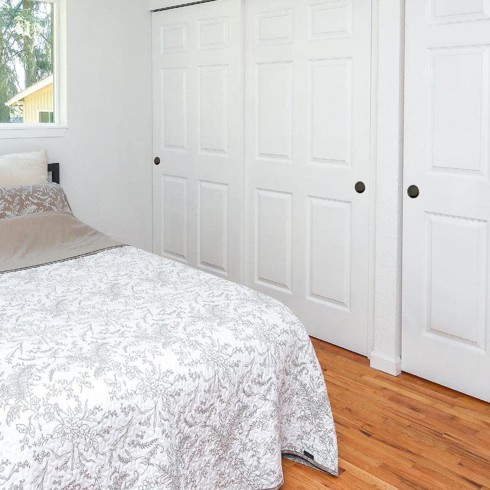 Design House 4-Pack 2.12" Sliding Closet Door Finger Pulls, Oil Rubbed Bronze