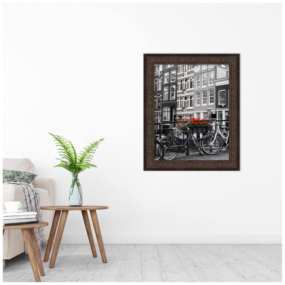 Amanti Art Ridge Bronze Picture Frame Opening Size 22x28 in.