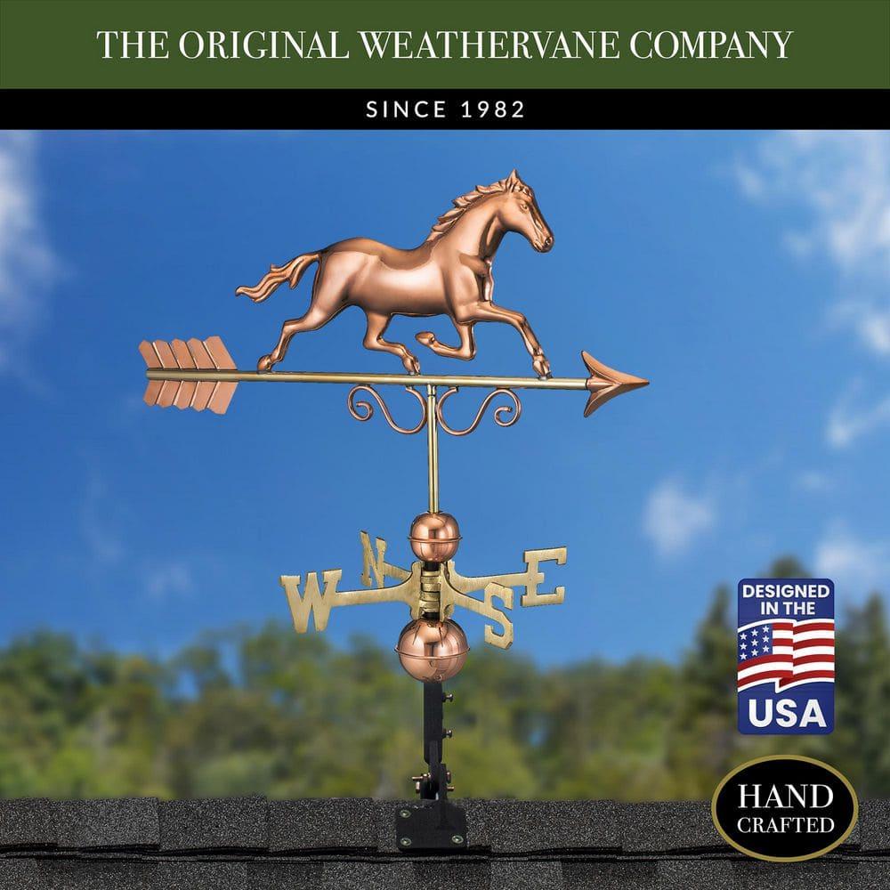 Galloping Horse Copper Weathervane