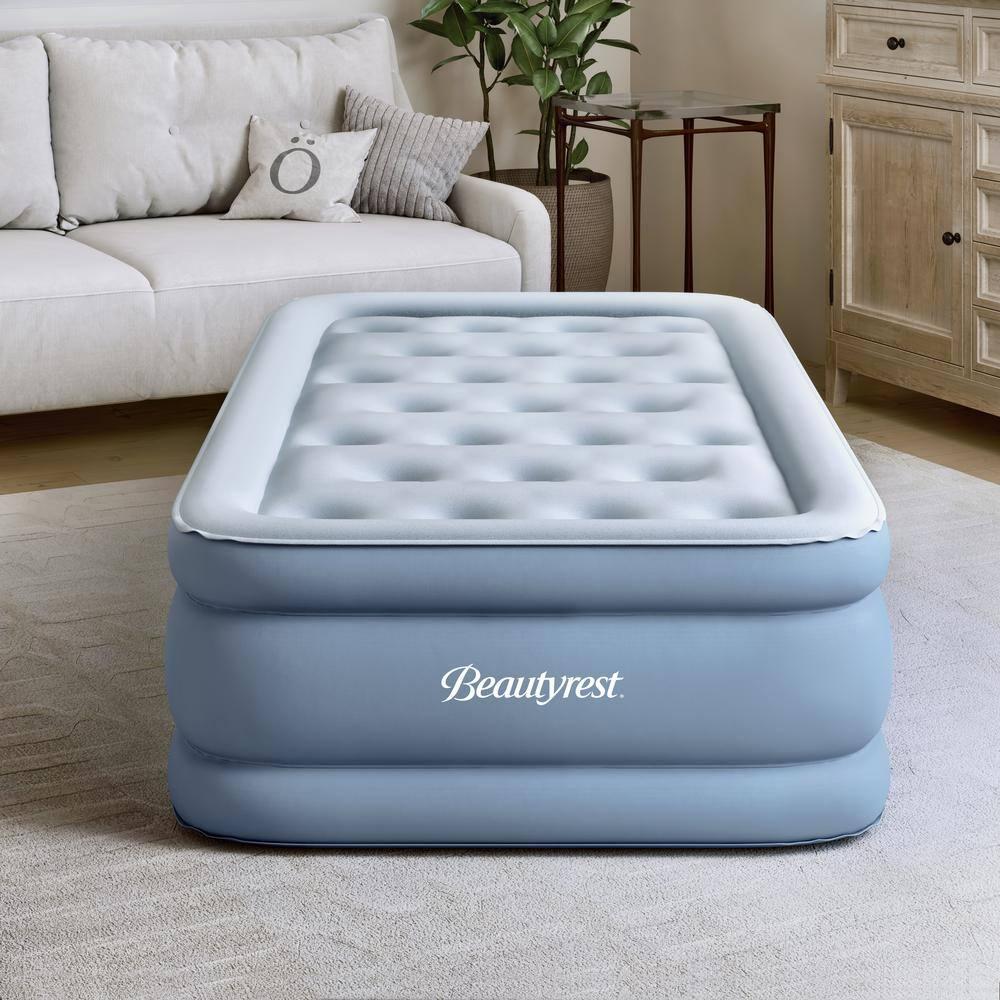 Simmons Beautyrest 15 Inch Posture Lux Size Express Bed Air Mattress & Pump, Twin