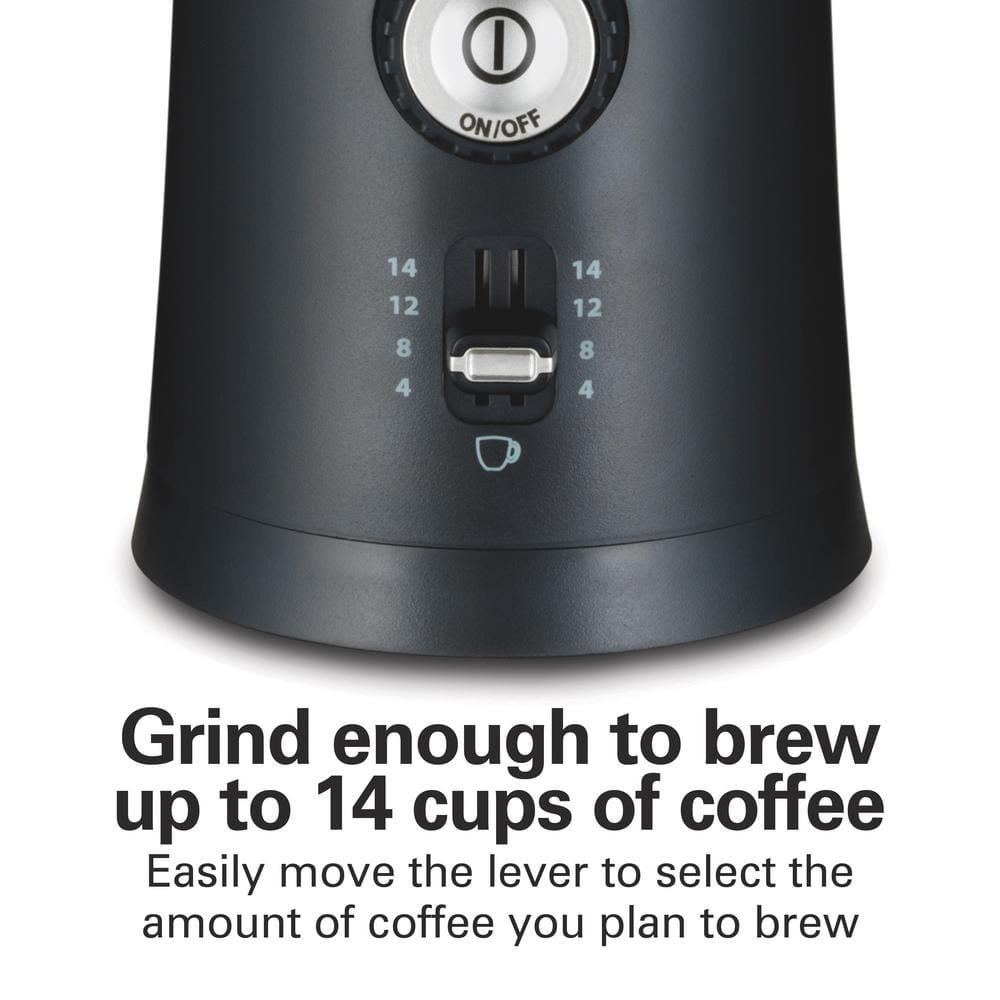 Hamilton Beach Hamilton Beach® Custom Grind™ Electric Coffee Grinder with Removable Stainless Steel Chamber and Adjustable Grind Control