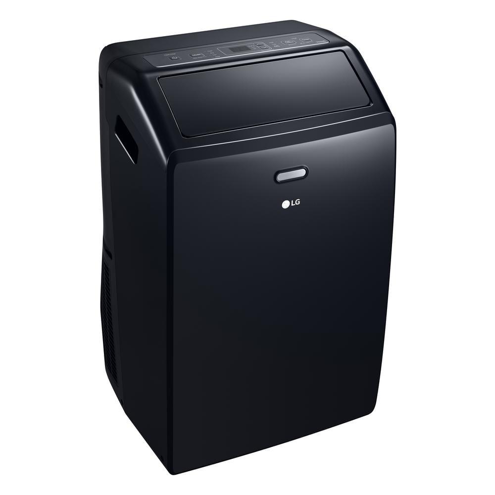10,000 (DOE) BTU 115-Volt Portable Air Conditioner Cools 450 Sq. Ft. with Dehumidifier and Wi-Fi in Black