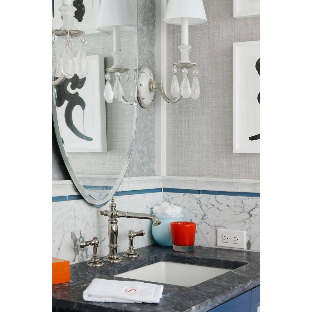 Artifacts® Widespread Bathroom Faucet with Drain Assembly