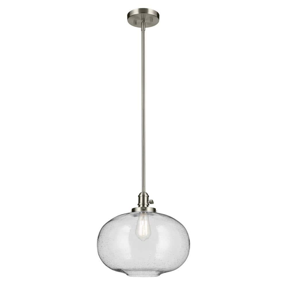 43911NI-Kichler Lighting-Avery - 1 Light Pendant-14 Inches Tall and 14.5 Inches Wide-Brushed Nickel Finish