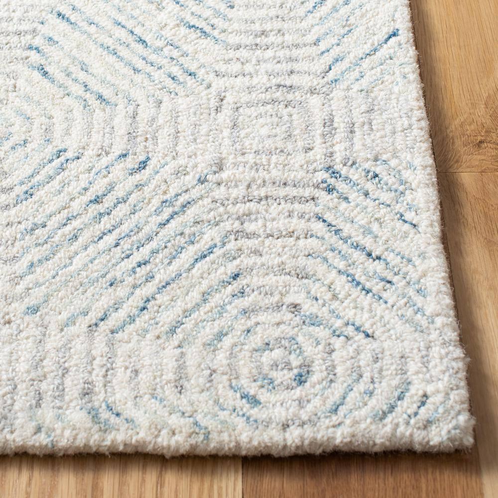 Safavieh  Handmade Abstract Stevana Modern Wool Rug 9' x 12' 9' x 12' Indoor, Handmade Living Room, Bedroom, Dining Room Rectangle