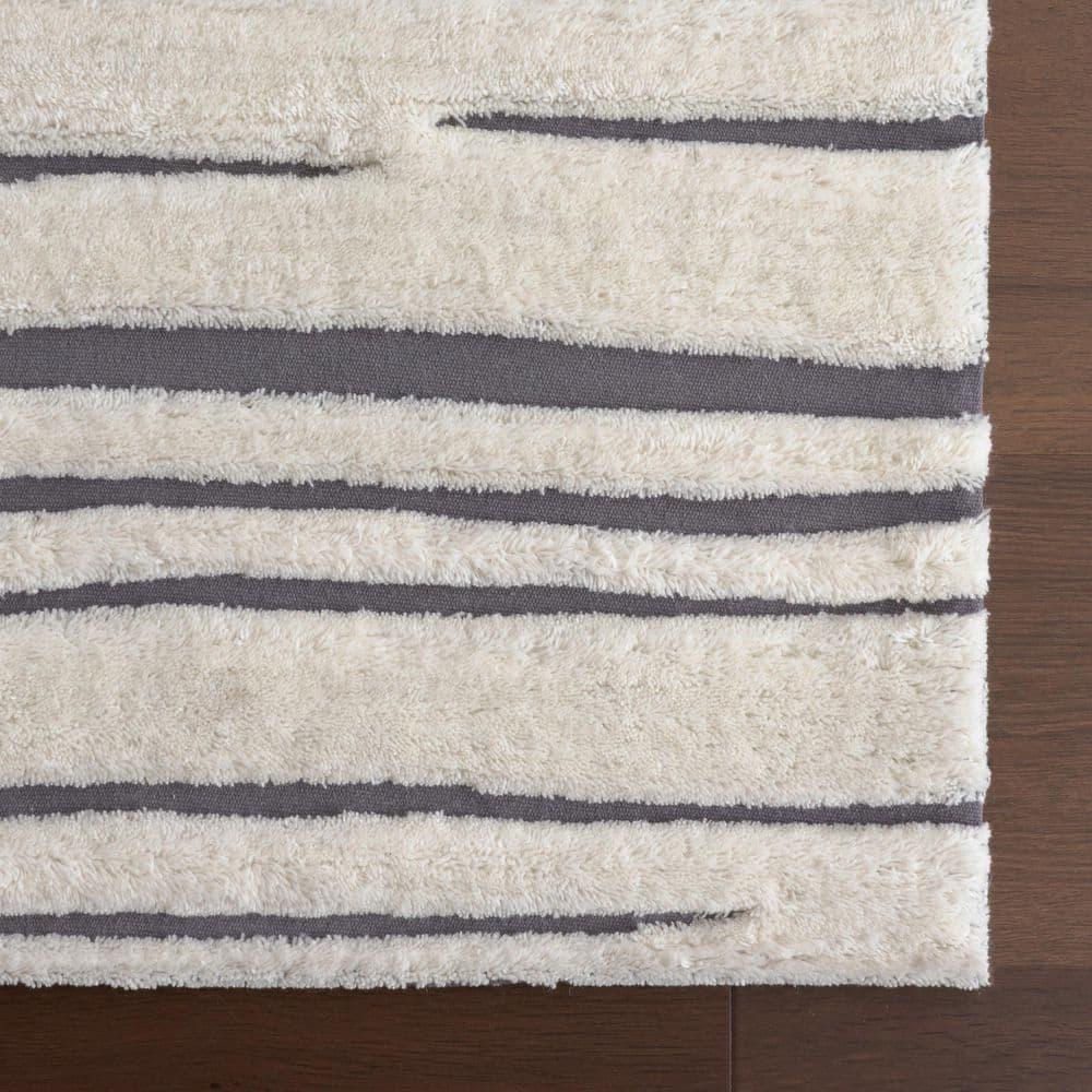 Frenshe Interiors x Rugs USA Frenshe Interiors x Rugs USA Studio Striped New Zealand Wool Area Rug