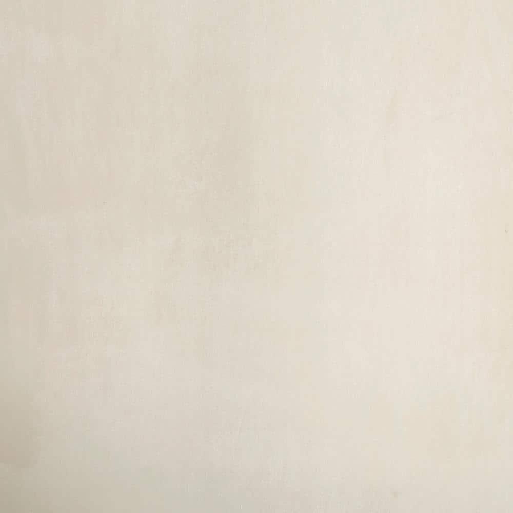 Set of 2 (84"x37") Bryce Poly Velvet Room Darkening Curtain Panels Ivory: Modern Living Room Decor, 510 Design