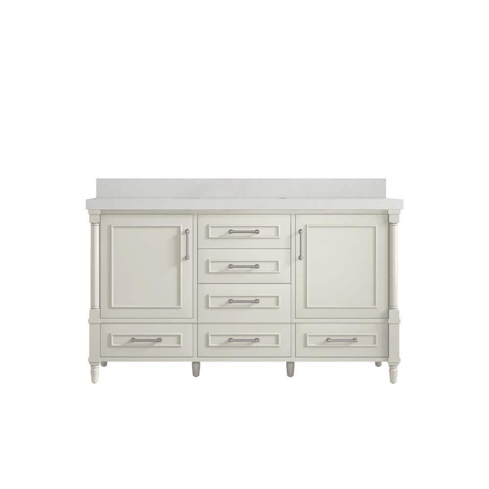 Willow Collections Aberdeen 60'' Single Bathroom Vanity with Quartz Top