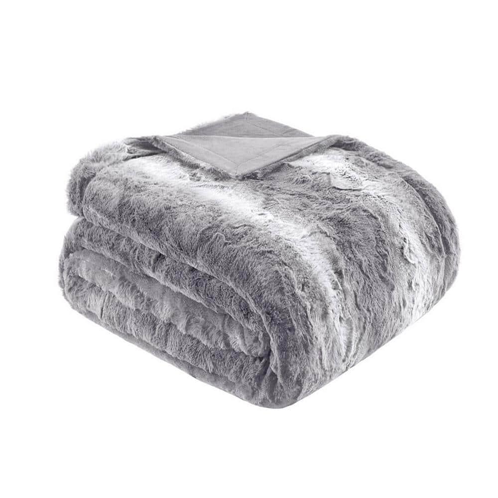 Madison Park Zuri Oversized Faux Fur Throw