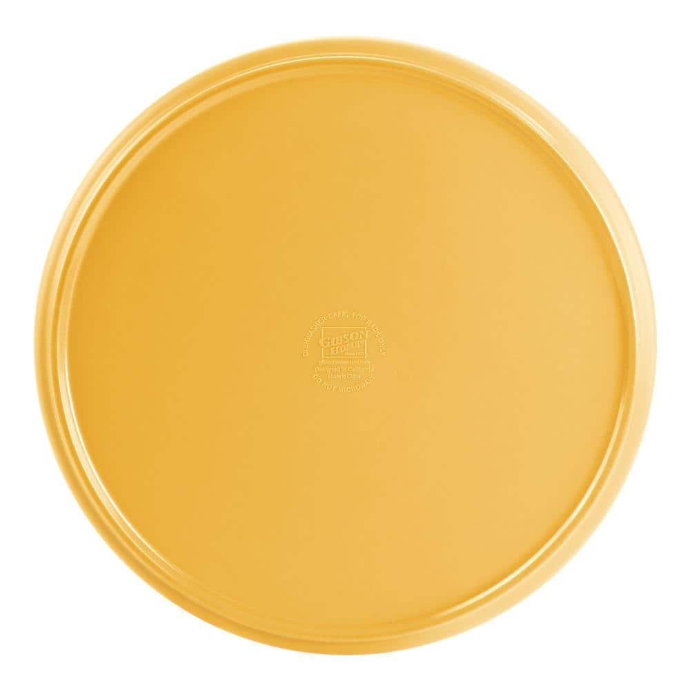 Gibson Home Canyon Crest 12-Piece Stackable Matte Melamine Dinnerware Set