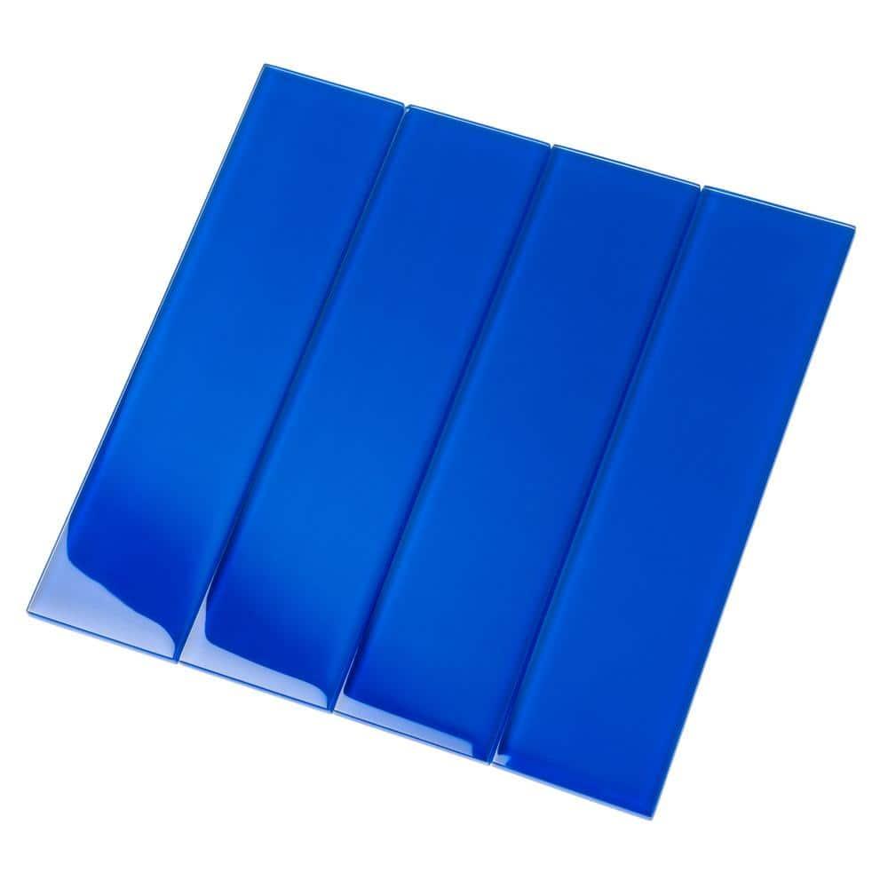 3" X 12" Glass Brick Look Subway Wall Tile