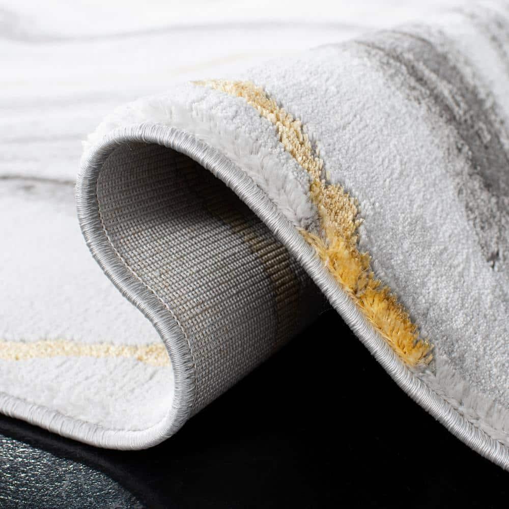 Craft CFT819 Loomed Indoor Runner Rug - Grey/Gold - 2'3"x6' - Safavieh
