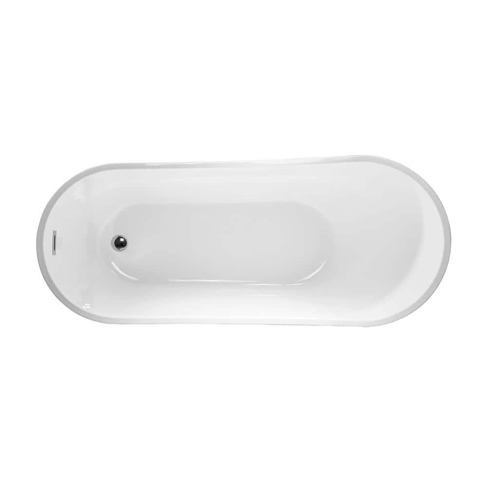 Amara Acrylic Freestanding Soaking Bathtub