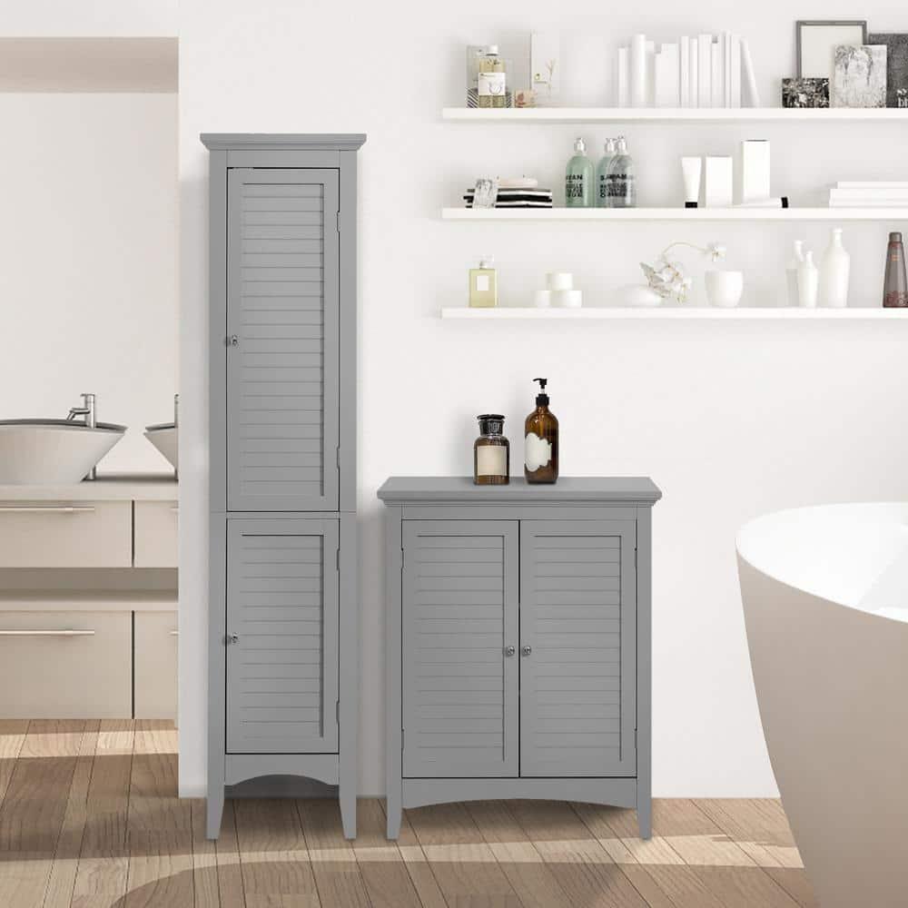 Teamson Home Glancy Freestanding Linen Tower