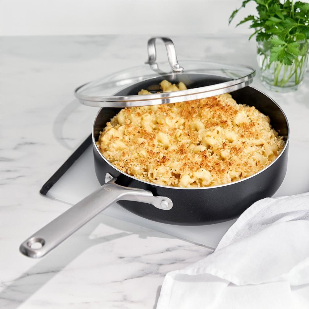 OXO Agility Non-Stick Aluminum Saute Pan with Lid