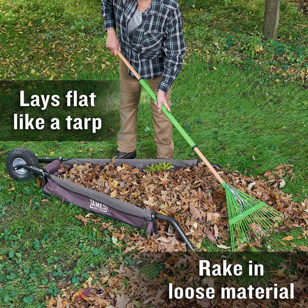 5 cu. ft. Foldable Garden Cart Wheelbarrow - Ames