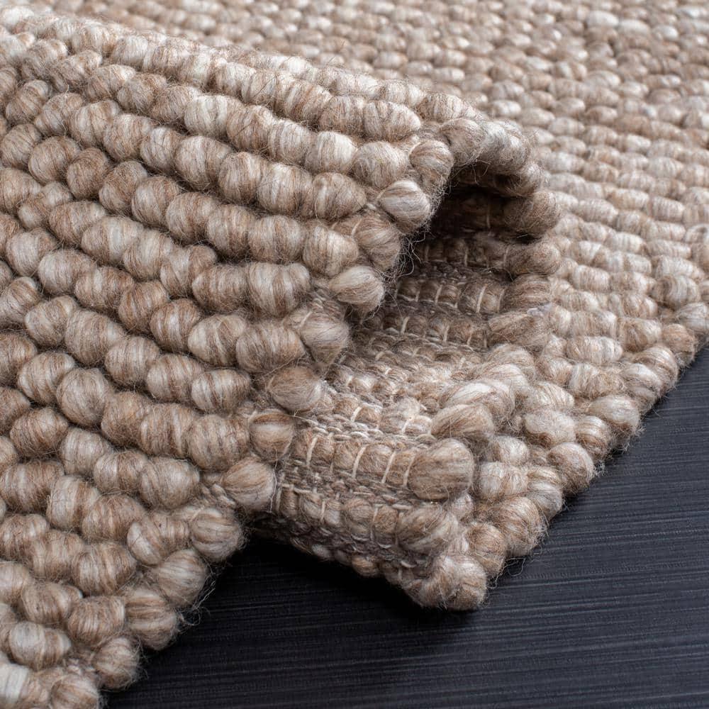 SAFAVIEH Natura Feride Geometric Area Rug, Brown, 9' x 12'