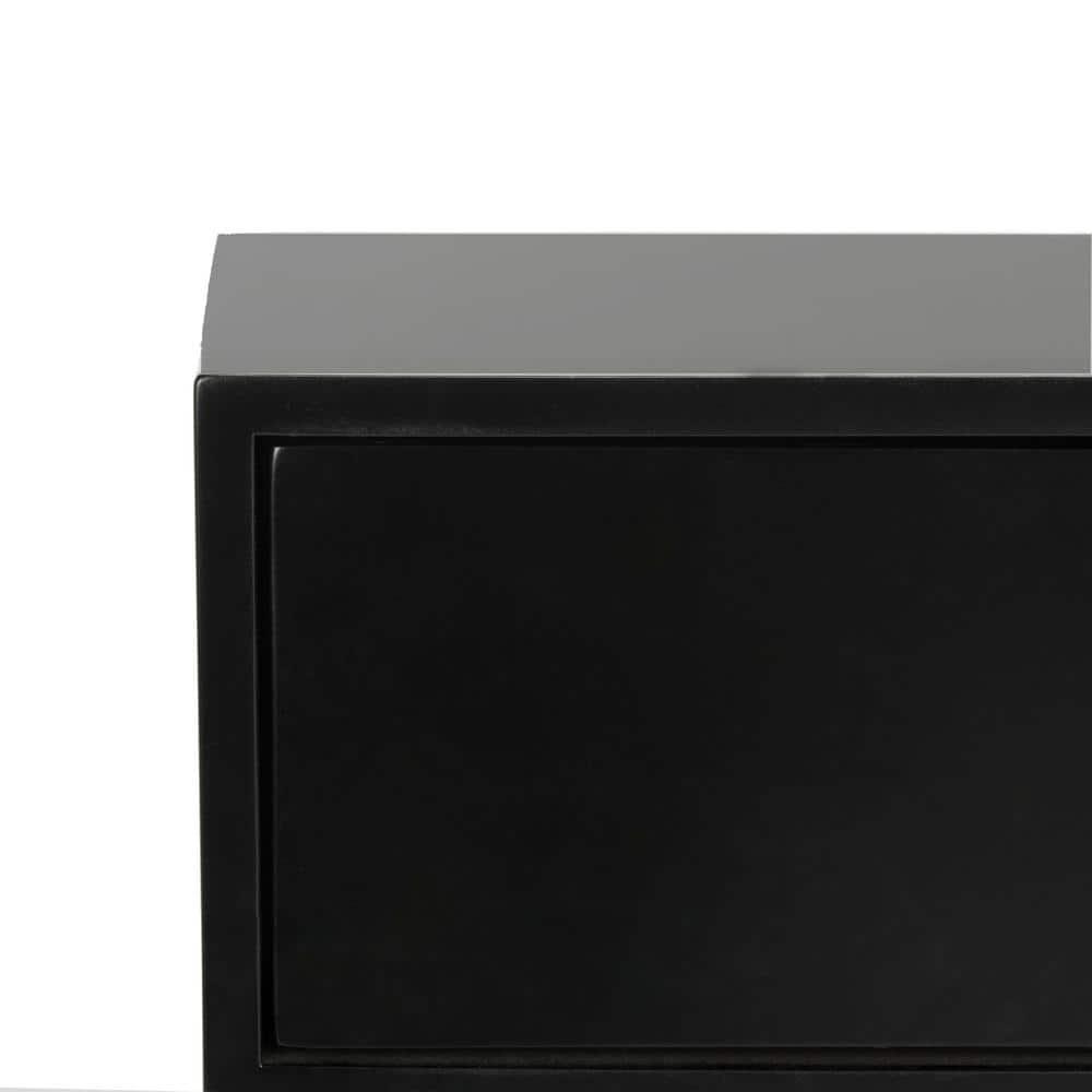 Zarina Modern Cross Leg End Table - Black - Safavieh.