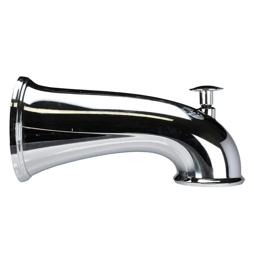 Danco 6 in. Decorative Tub Spout with Pull Up Diverter in Chrome (10315)