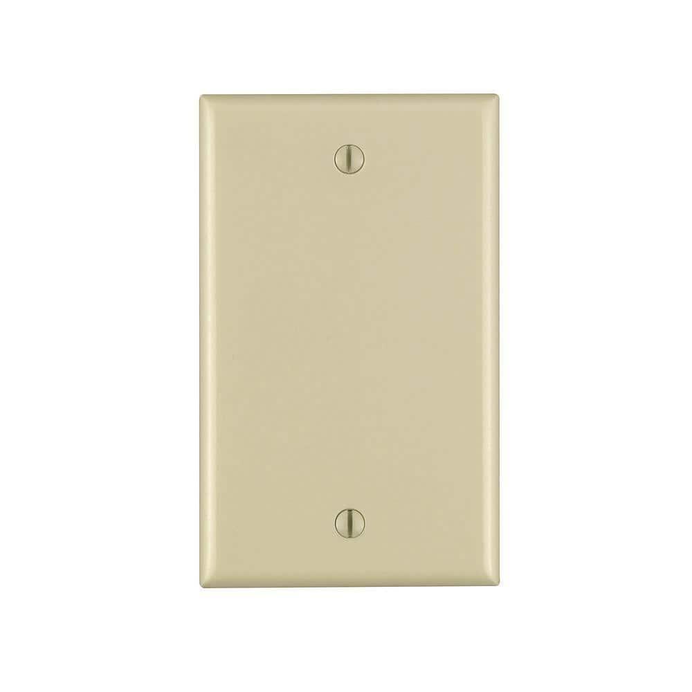 BLANK WALLPLATE 1G IVORY (Pack of 25)